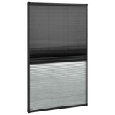 Plissé hordeur met verduistering 80x160 cm - Aluminium Frame (34% Korting)