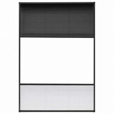 Plissé hordeur met verduistering 80x160 cm - Aluminium Frame (34% Korting)