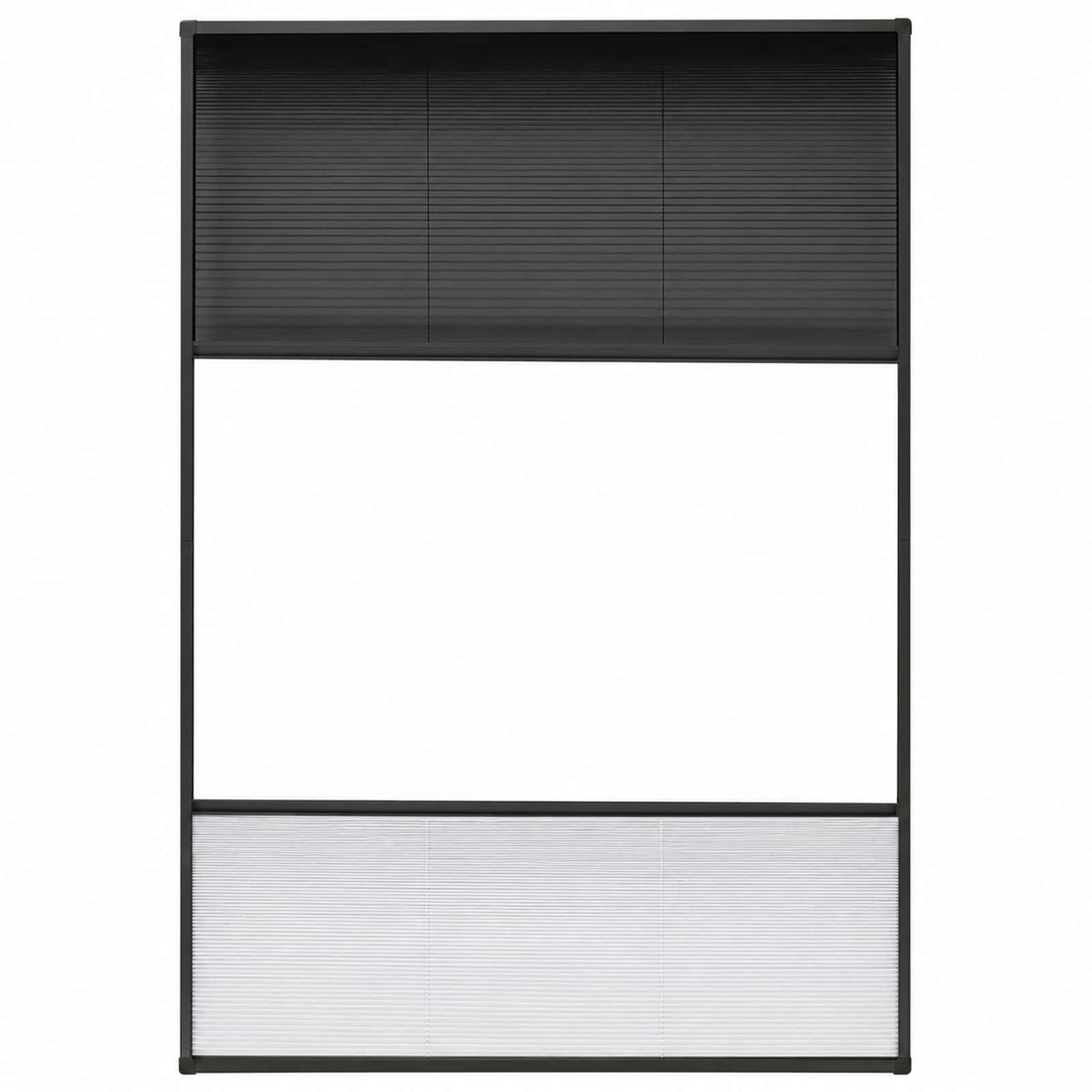 Plissé hordeur met verduistering 80x160 cm - Aluminium Frame (34% Korting)