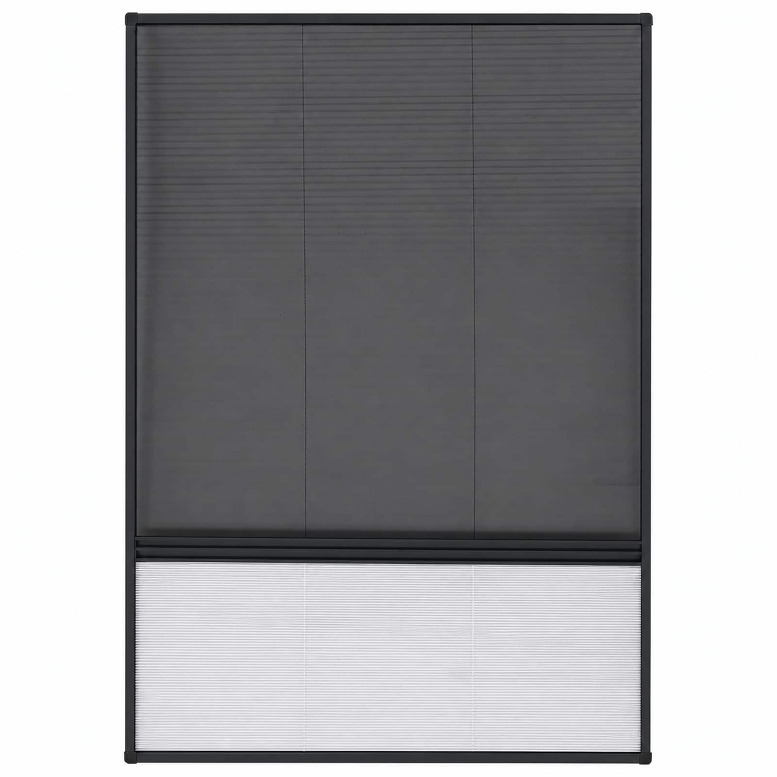 Plissé hordeur met verduistering 80x160 cm - Aluminium Frame (34% Korting)
