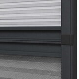 Plissé hordeur met verduistering 80x160 cm - Aluminium Frame (34% Korting)