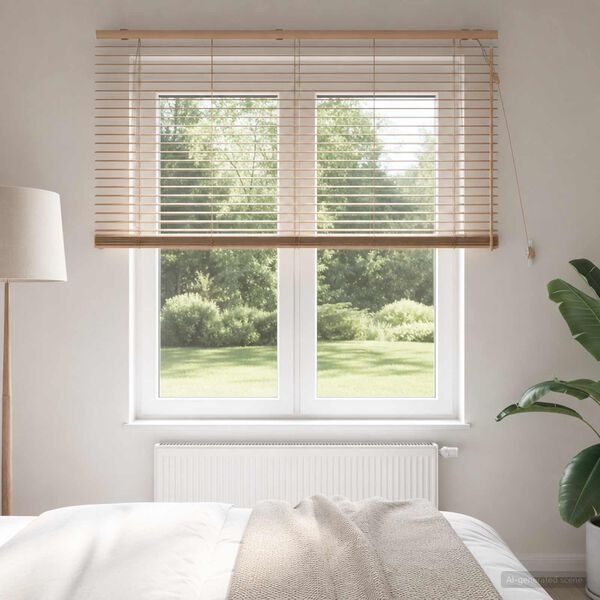 Venetiaanse jaloezie Eiken Look Hout - 150x160cm | 34% Korting