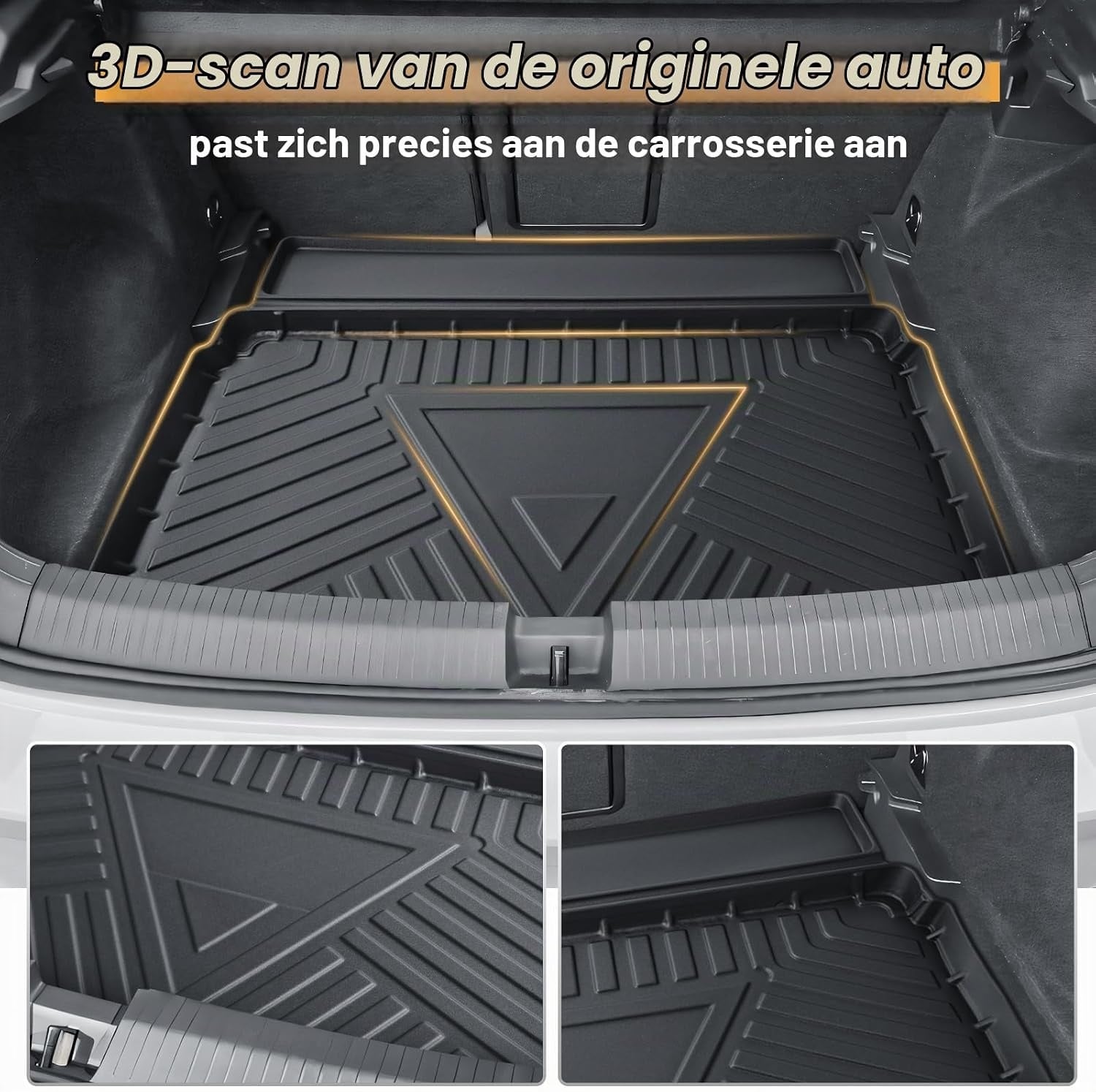 34% Korting: Kofferbakmat Onderlaag geschikt voor VW T-ROC (2018-2025) - Waterdicht & Antislip