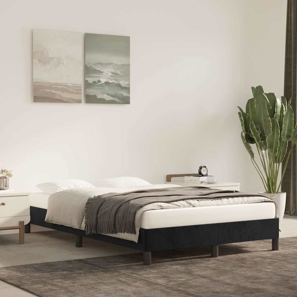 Zwart Fluweel Bedframe 120x200cm - 59% Korting!