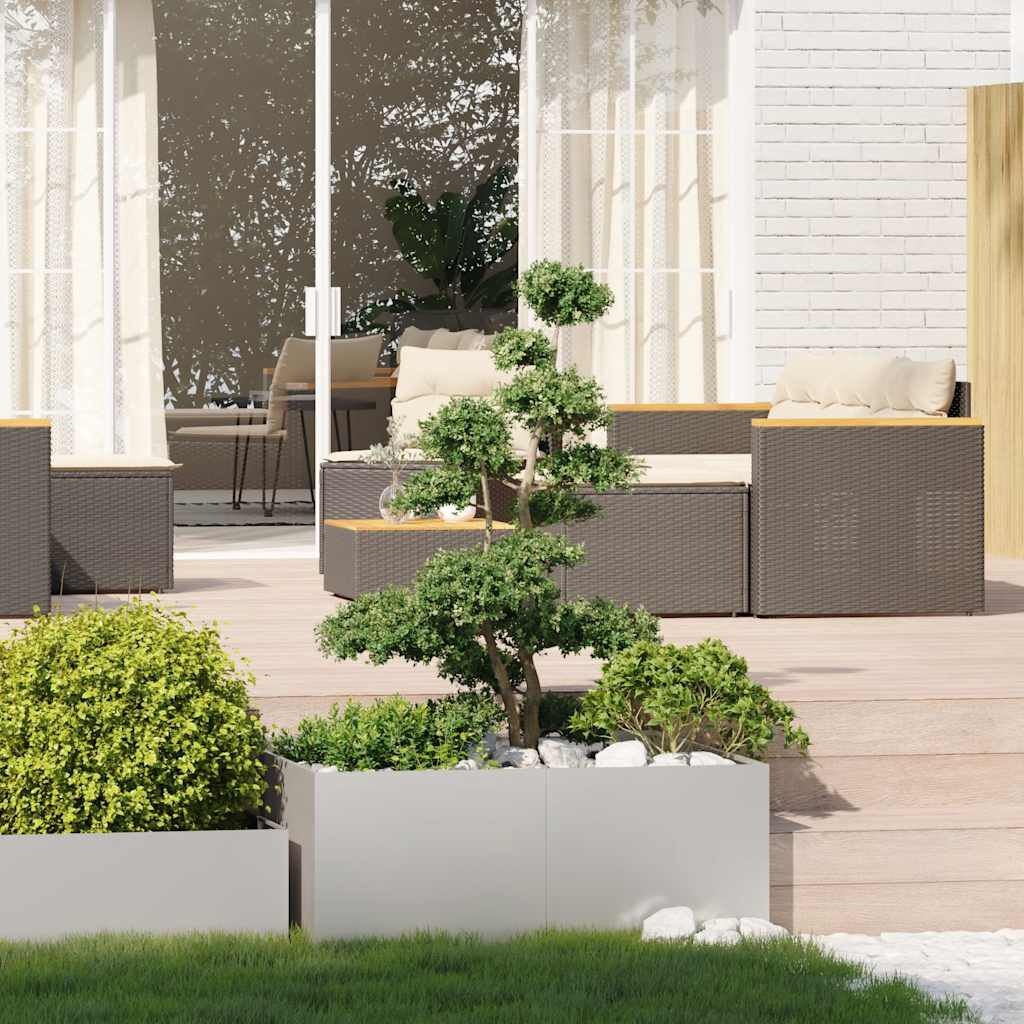 Roestvrij Staal Plantenbak 100x100x40 cm - 59% Korting!