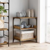 Keukentrolley van Bewerkt Hout met Wielen - Oud Hout (34% Korting)
