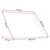 Verstelbare Luifel Bruin 200x150 cm - 53% Korting!