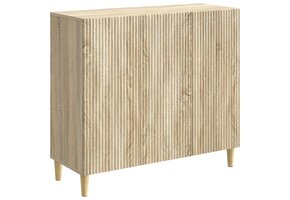 VidaXL Dressoir Sonoma Eiken 89x34.5x80cm - 34% Korting