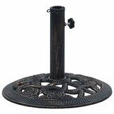 Parasolvoet Gietijzer 9 kg Zwart/Brons - 40 cm - 33% Korting!