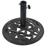 Parasolvoet Gietijzer 9 kg Zwart/Brons - 40 cm - 33% Korting!