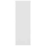 vidaXL Wandschappen 104x20x58,5 cm bewerkt hout wit