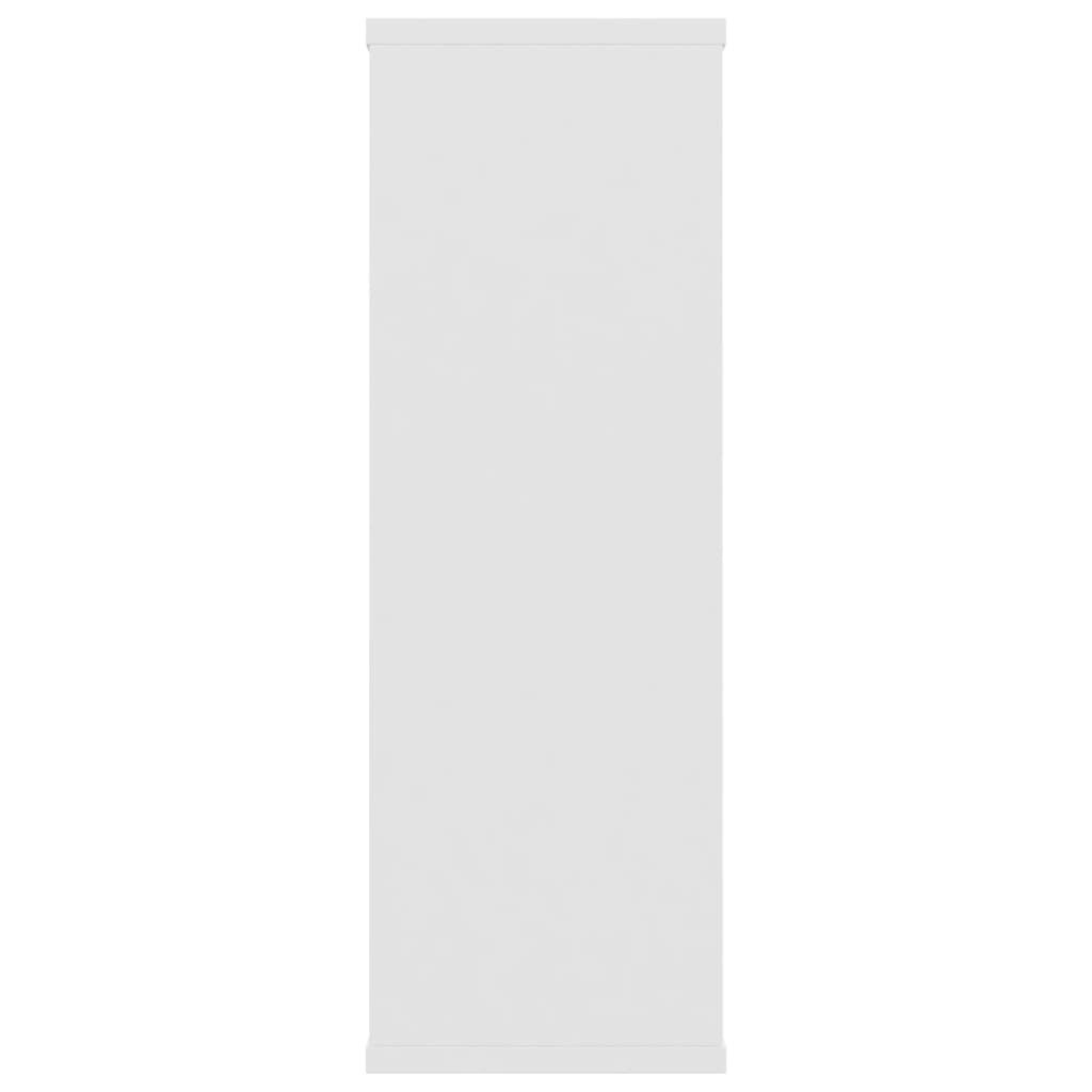 vidaXL Wandschappen 104x20x58,5 cm bewerkt hout wit