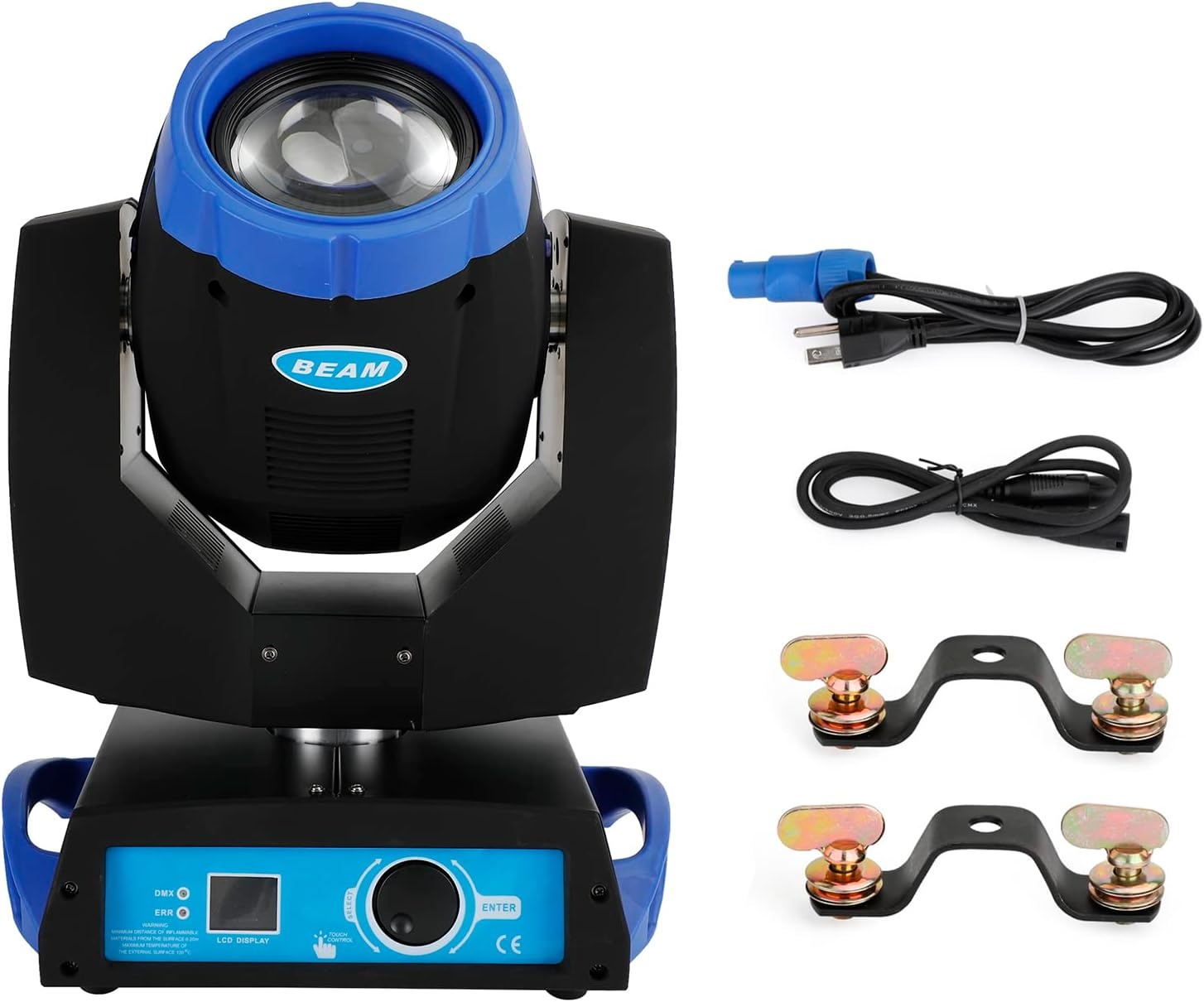 230W 7R Beam Moving Head Podiumverlichting met 8 Prisma en Stroboscoop Blauw