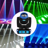 230W 7R Beam Moving Head Podiumverlichting met 8 Prisma en Stroboscoop Blauw