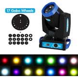 230W 7R Beam Moving Head Podiumverlichting met 8 Prisma en Stroboscoop Blauw