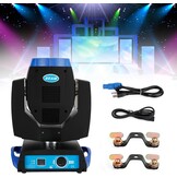 230W 7R Beam Moving Head Podiumverlichting met 8 Prisma en Stroboscoop Blauw