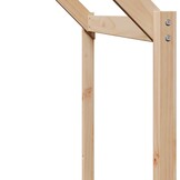 vidaXL Kinderbedhuisje 213x85,5x144,5 cm massief grenenhout
