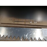 vidaXL Tuinrand 20 st 100 x 0.05 x 20 cm Roestig