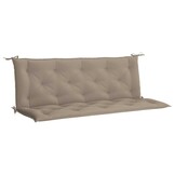 vidaXL Tuinbankkussen 150x(50+50)x7 cm oxford stof taupe