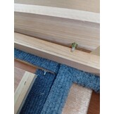 vidaXL Hondentrap 105x47 cm massief vurenhout grijs