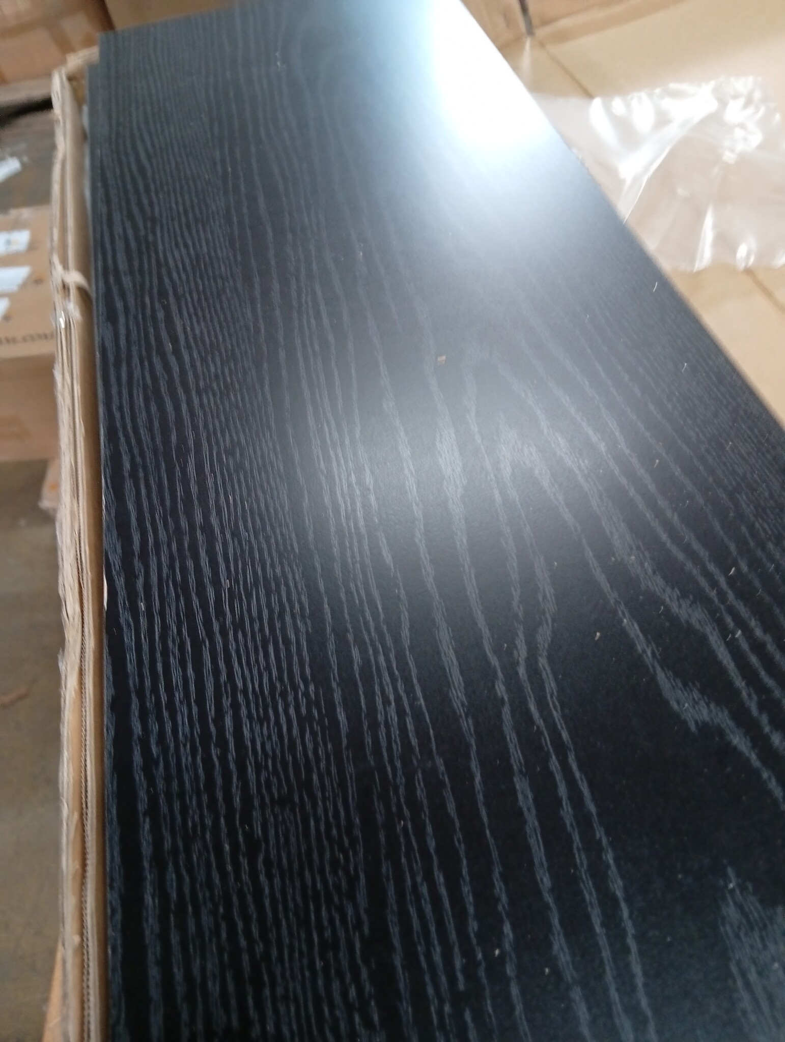 vidaXL Badkamerwandkast 80x25x30 cm bewerkt hout zwart