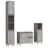 Badkamerkast Sonoma Eiken 30x30x190 cm met 59% Korting