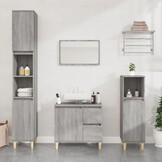 Badkamerkast Sonoma Eiken 30x30x190 cm met 59% Korting
