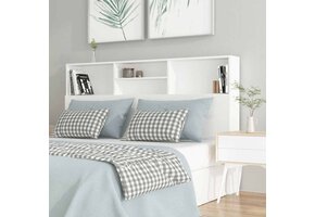 Hoofdbordkast Wit 160x19x103,5 cm - 58% Korting