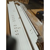 vidaXL Hoofdbordkast 160x19x103,5 cm wit