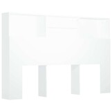 vidaXL Hoofdbordkast 160x19x103,5 cm wit