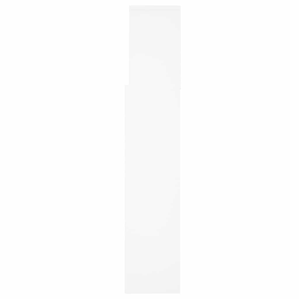 vidaXL Hoofdbordkast 160x19x103,5 cm wit
