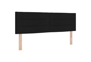 Verstelbaar Hoofdbord Zwart Stof - 160 cm (34% Korting)