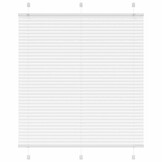 vidaXL Plissé rolgordijn 120x150 cm stofbreedte 119,4cm polyester wit