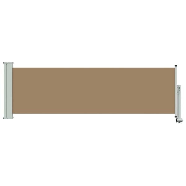 vidaXL Zijkant luifel 60 x 300 cm 100% polyester ijzer staal