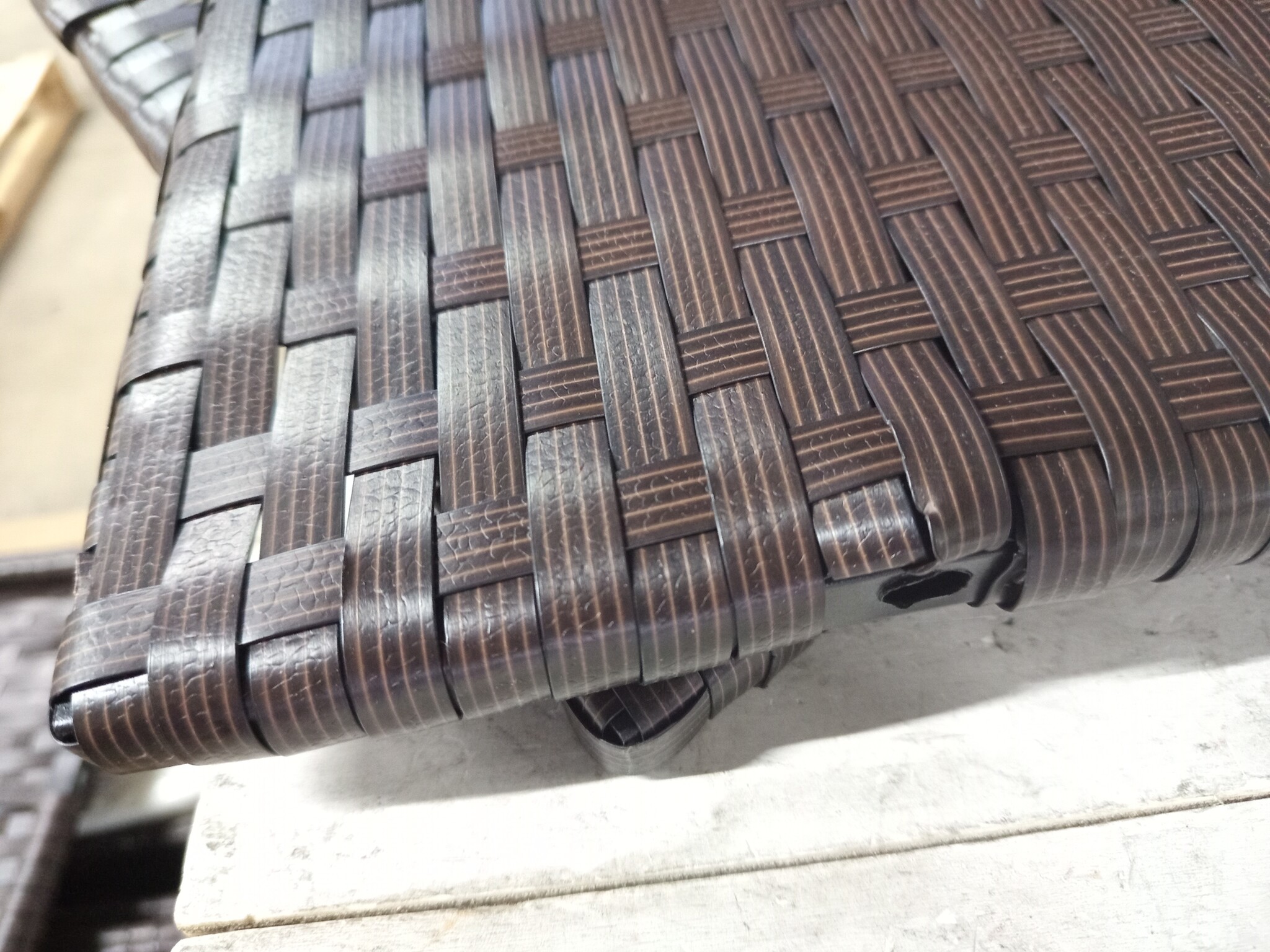 vidaXL Loungeset poly rattan bruin