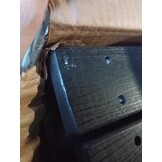 vidaXL Tuin schommelstoel Zwart HDPE