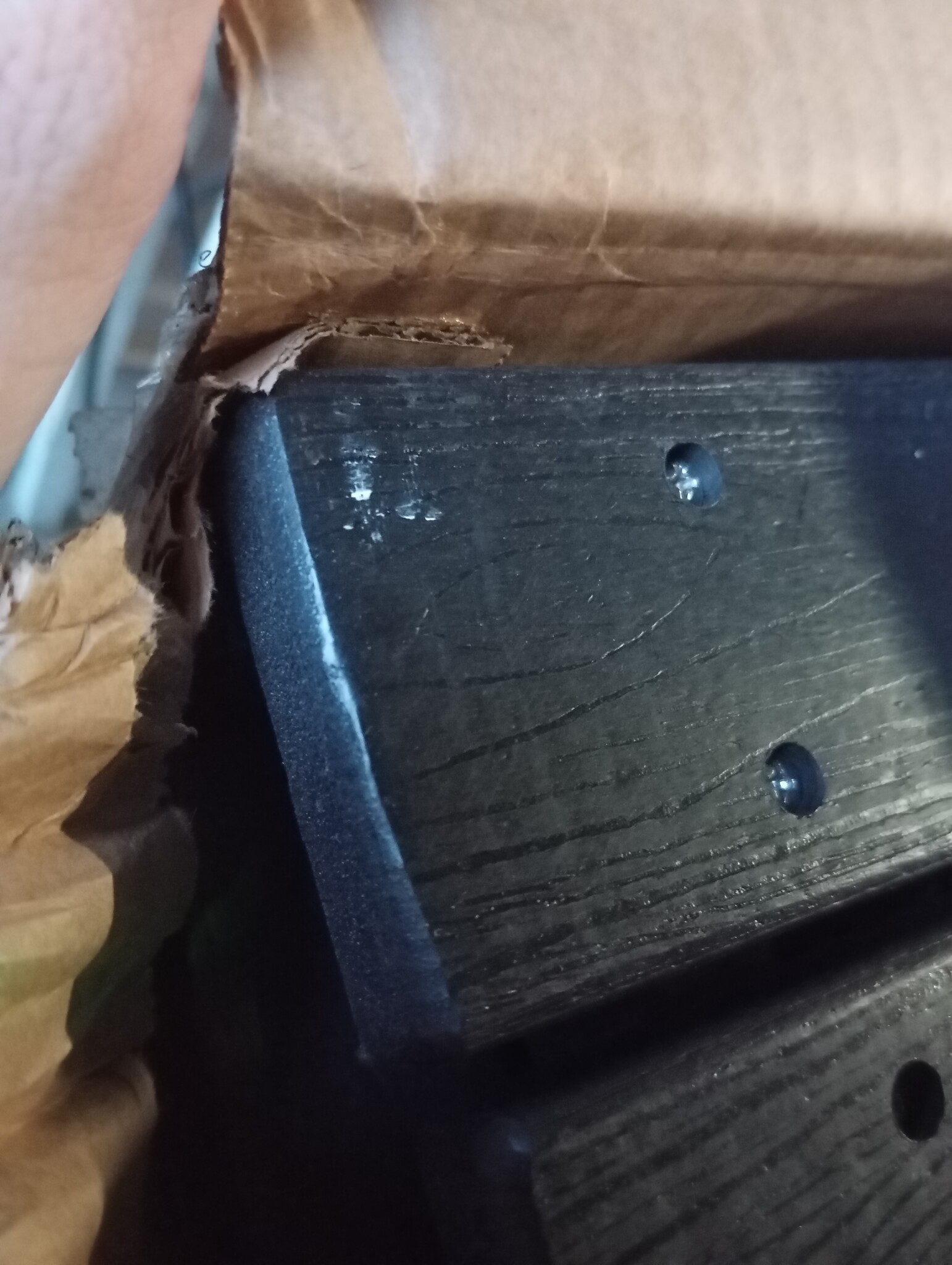 vidaXL Tuin schommelstoel Zwart HDPE