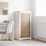 vidaXL Kastdeur Naturel 110 x 49,5 cm Massief grenenhout