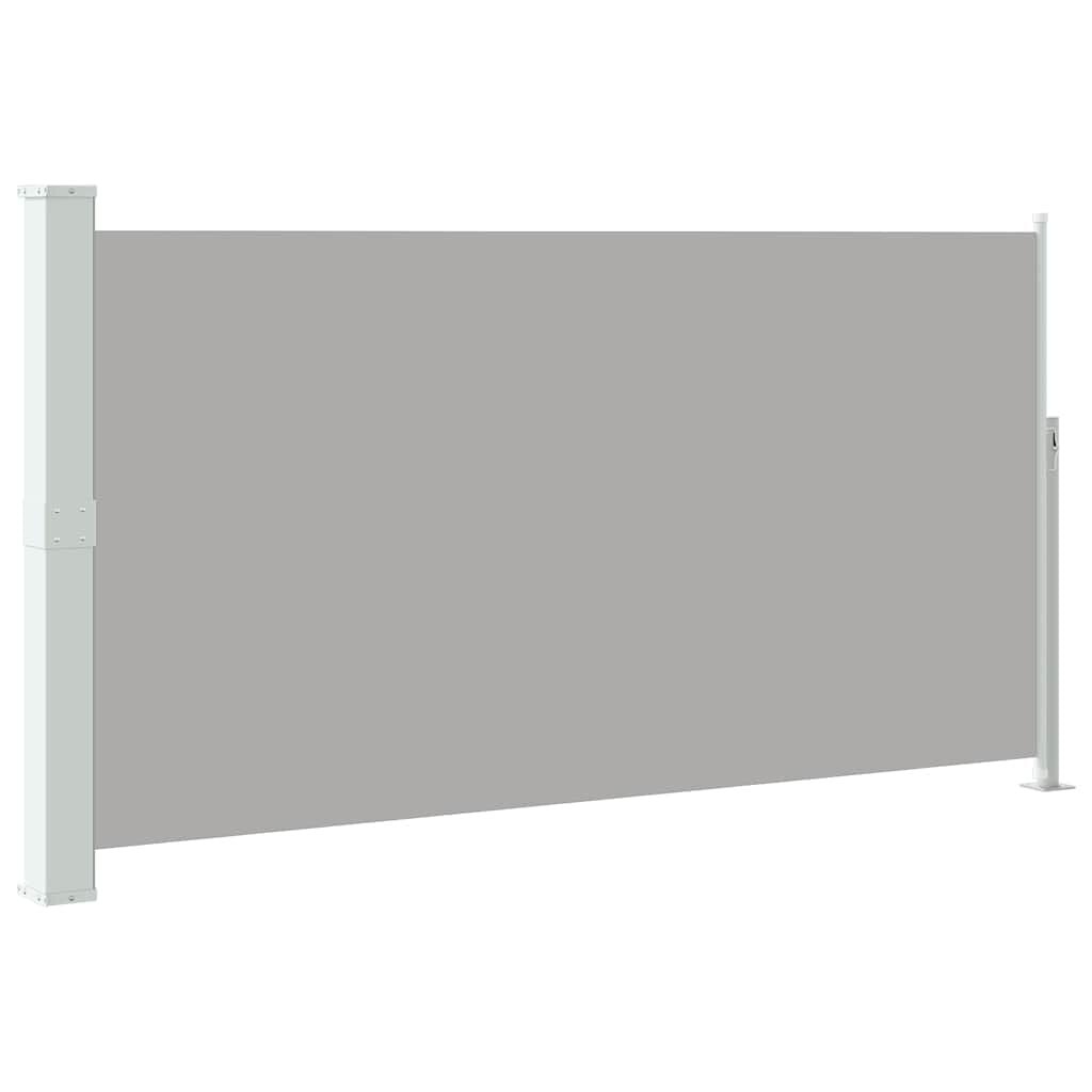 vidaXL Tuinscherm uittrekbaar 170x300 cm grijs