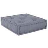 vidaXL Modulair Sofabet Stof Grijs 70 x 70 x 56 cm