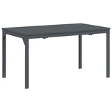 vidaXL Terrastafel Antraciet 180 x 80 x 74 cm Gepoedercoat staal