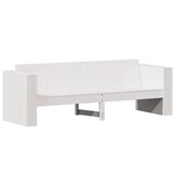vidaXL Tuinbank 3-zits 189x60x62 cm massief grenenhout wit