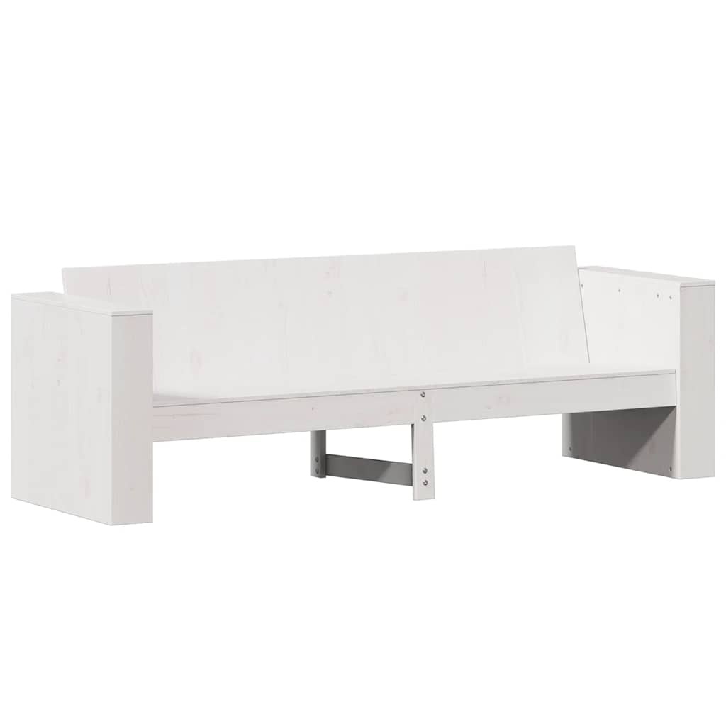 vidaXL Tuinbank 3-zits 189x60x62 cm massief grenenhout wit