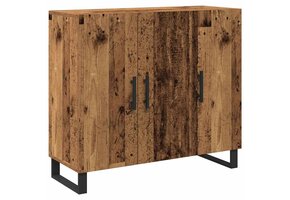 Dressoir Oudhout 90x34x80 cm - 34% Korting
