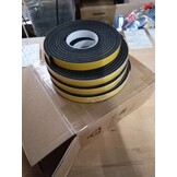 vidaXL Zelfklevende schuimtape 4 st Zwart 20mm x 5m CR Schuim