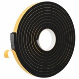 vidaXL Zelfklevende schuimtape 4 st Zwart 20mm x 5m CR Schuim