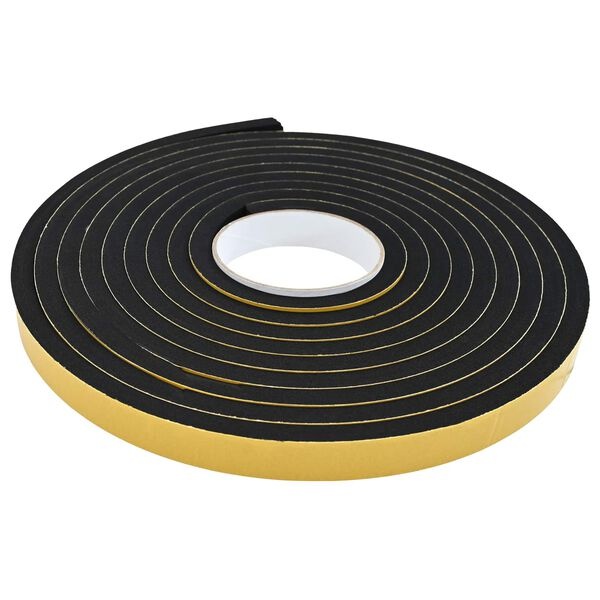 vidaXL Zelfklevende schuimtape 4 st Zwart 20mm x 5m CR Schuim