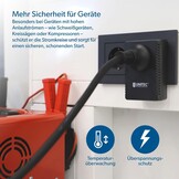 UNITEC Startstroombegrenzer en inschakelstroombegrenzer (230V ~/16A, adapterstekker, stroombegrenzer, overspanningsbeveiliging)