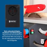 UNITEC Startstroombegrenzer en inschakelstroombegrenzer (230V ~/16A, adapterstekker, stroombegrenzer, overspanningsbeveiliging)