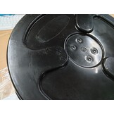 vidaXL Verkeersspiegel voor buiten convex Ø45 cm polycarbonaat zwart